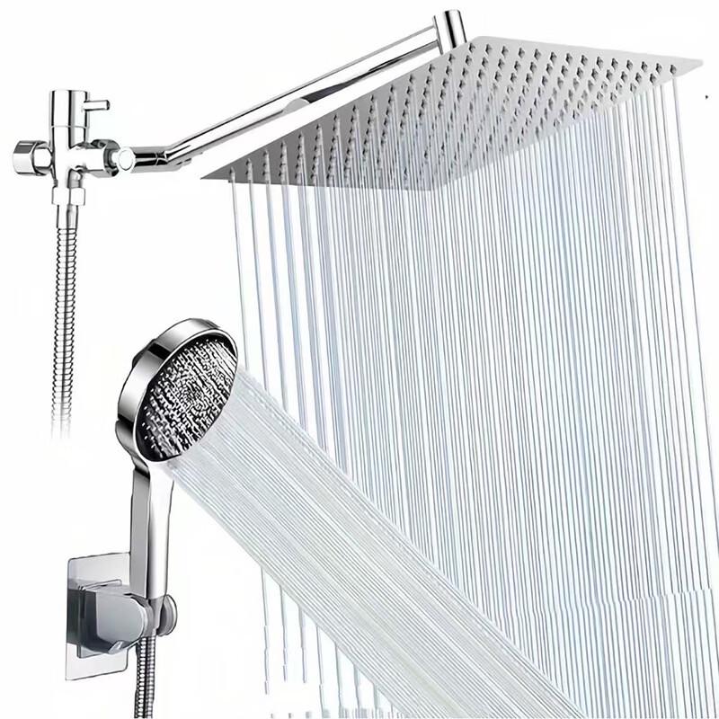 LANGZHIWEN 10-inch Wall-Mounted Shower Set