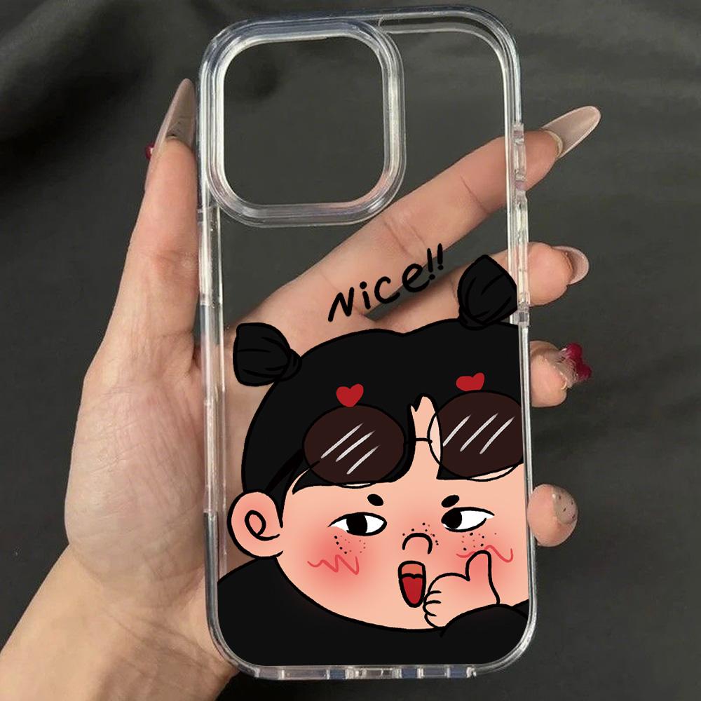 Transparent Case for iPhone 11 12 13 14 15 16 iPhone 13 14 15 16 Pro 13 14 15 16 Pro Max Samsung A15 A16 A25 A26 A55 A56 S25 S24 S22 S23