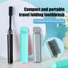 1Pcs Portable Travel Toothbrush Foldable Soft Hair Dental Brush Folding Efficient Teethbrush Adult Toothbrush