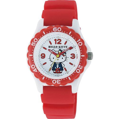 Citizen Q&Q Wristwatch, 10 ATM Water Resistant, Hello Kitty, VQ75-232, Women's, Red