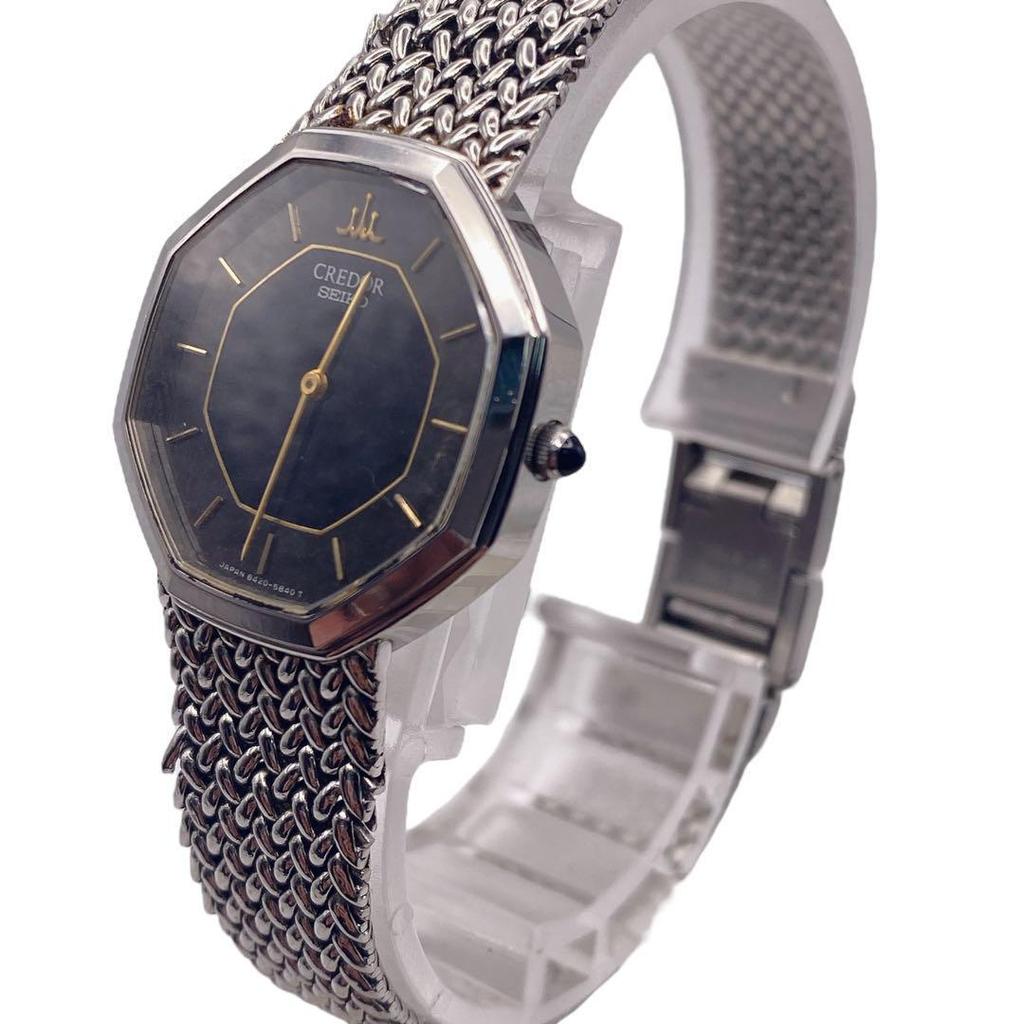 [USED] SEIKO CREDOR Octagon Women's Watch 786 with Box