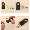 10Pcs Replacement Zipper Pull Puller End Fit Rope Tag Clothing Zip Fixer Broken Buckle Zip Cord Tab Bag Suitcase Backpack Tent