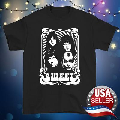 Sweet Band Artwork Black T-shirt Short Sleeve All Sizes S To 45Xl JM441 Unisex T-Shirt