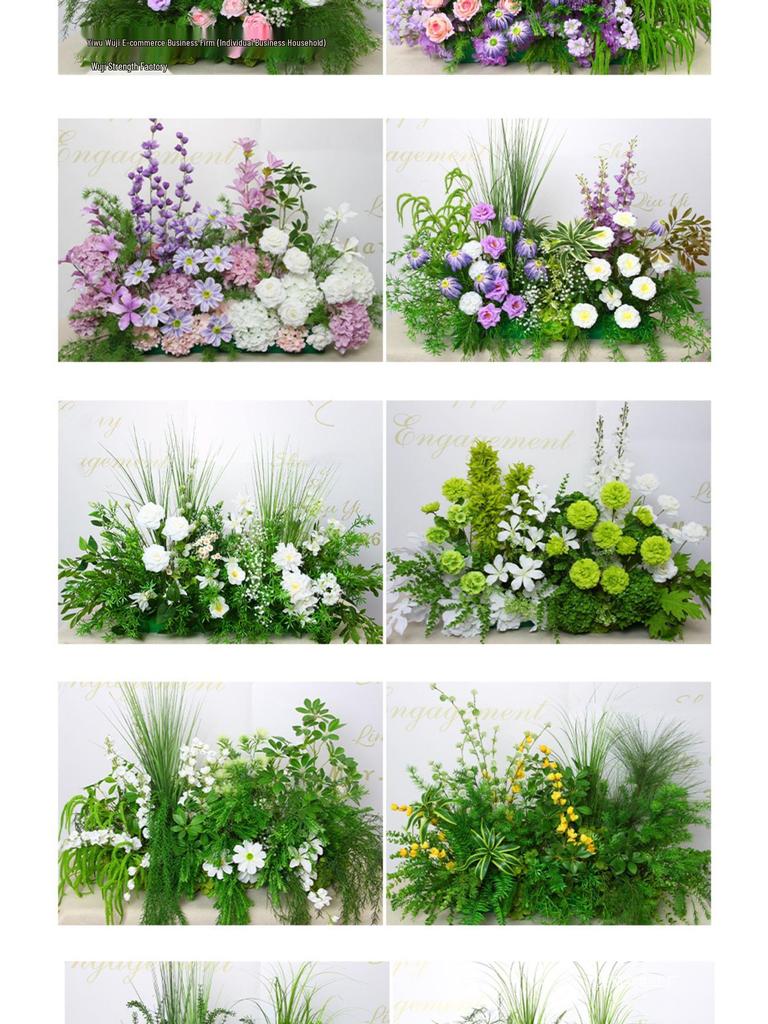Mori Style Artificial Wedding Aisle Flowers