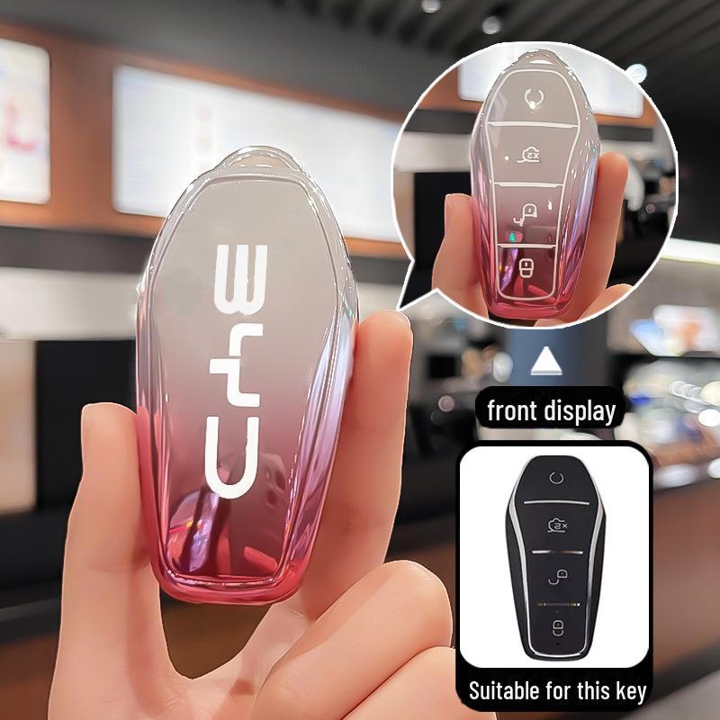 Compatible with BYD Key Covers: Song, Qin, L, Yuan PLUS, Dolphin, Han EV, Tang Pro, Seagull, Destroyer 05, Seal.