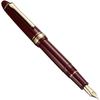 Sailor Fountain Pen Profit Casual Gold Trim Red Zoom 11-0570-730
