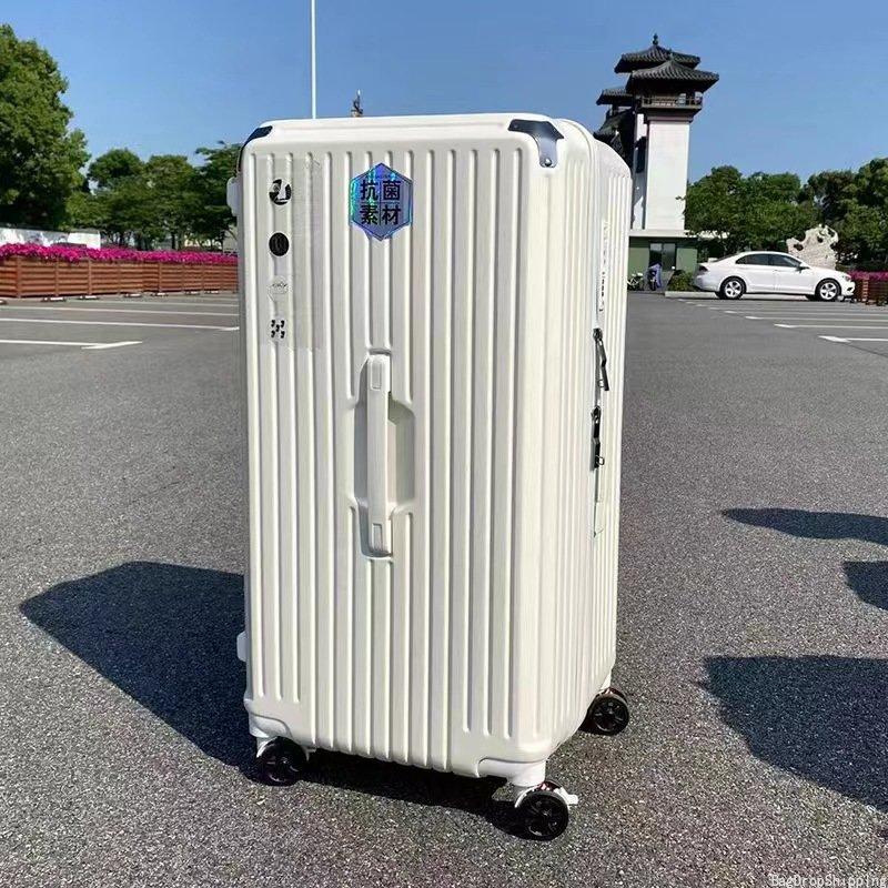 Large Capacity Pull Bar Box 24&26&28 Inch Universal Wheel Suitcase Rectangular Men and Women with Brake Code Zip Travel Case