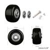 Mute Luggage Suitcase Replacement Wheels Wear-Resistant Suitcase Wheels Luggage Suitcase Wheels Suitcase Spinner Wheels