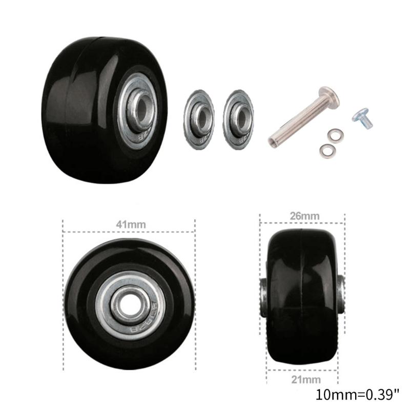Mute Luggage Suitcase Replacement Wheels Wear-Resistant Suitcase Wheels Luggage Suitcase Wheels Suitcase Spinner Wheels