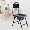 150KG Load Bearing Foldable Toilet Seat  Household Elderly Toilet Chair Pregnant Woman Portable Mobile Toilet Stool Chair