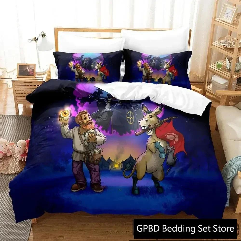 Luxury New 3D Print Game Graveyard Keeper Bedding Set Boys Girls Twin Queen King Size Duvet Cover Pillowcase Home Textileextile