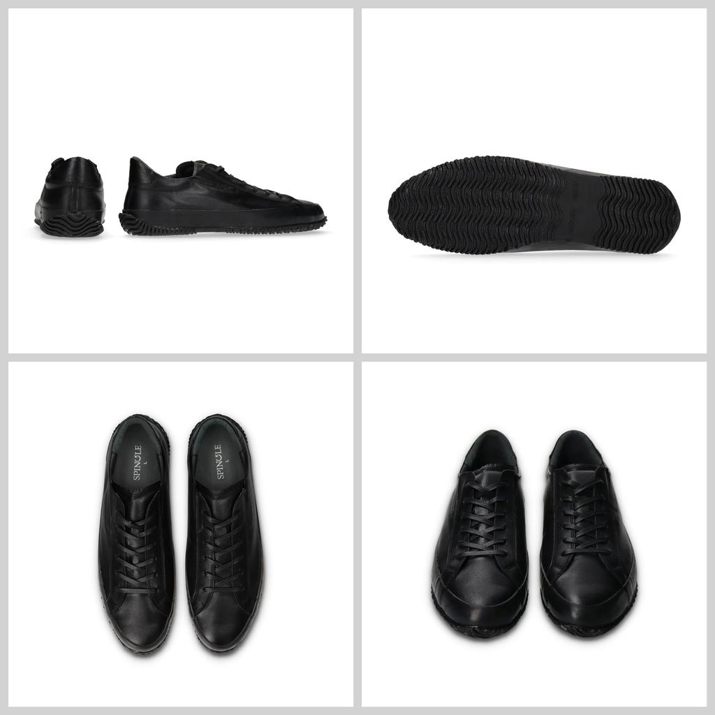 Black LL Size Sneakers Business Shoes [Spingle] SP-6143 (27.5cm) Men's