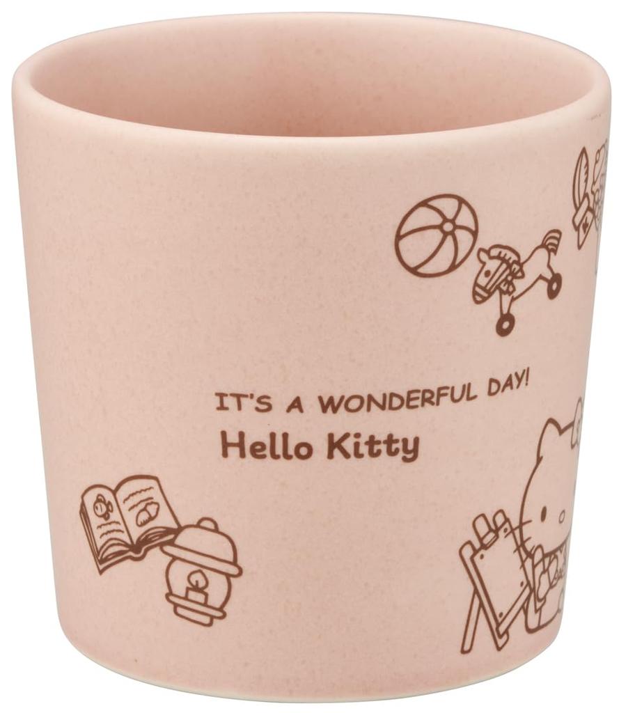 Skater Mino Ware Ceramic Soup Hello Sanrio Mug, 290ml, Cup, Kitty, CHMG30-A