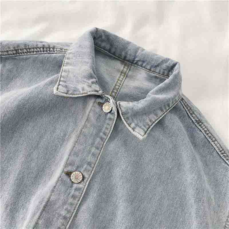 Women Bf Wind Spring Denim Vest Loose All-match Korean Sleeveless Waistcoat Overalls Casual Coat Solid Color