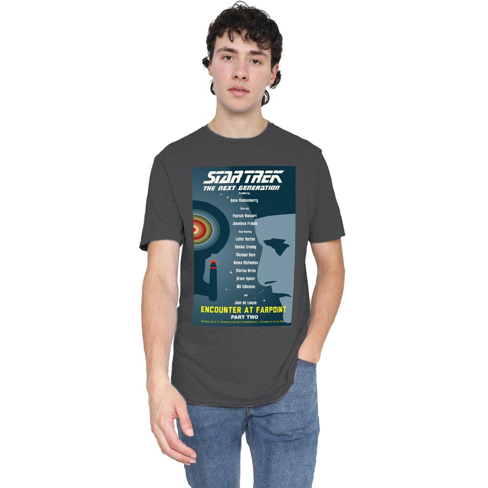 STAR TREK Unisex Adult The Next Generation Season 1 Episode 2 T-Shirt