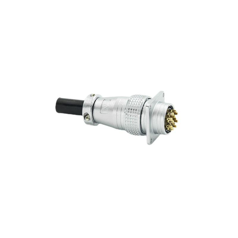 Feida Yongfeng P28 Aviation Plug 26-core 2-pin Metal Connector with Dust Cover Square Socket