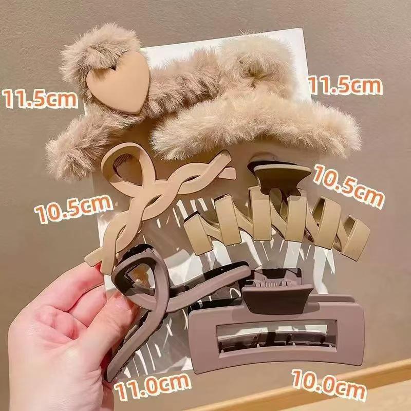 Large Shark Hair Clip: Elegant Back Bun Hairpin for Women - 2024 Headdress Collection