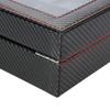 Woven Pattern Watch Storage Case Carbon Fiber Texture Watch Display Box  Watch Collection