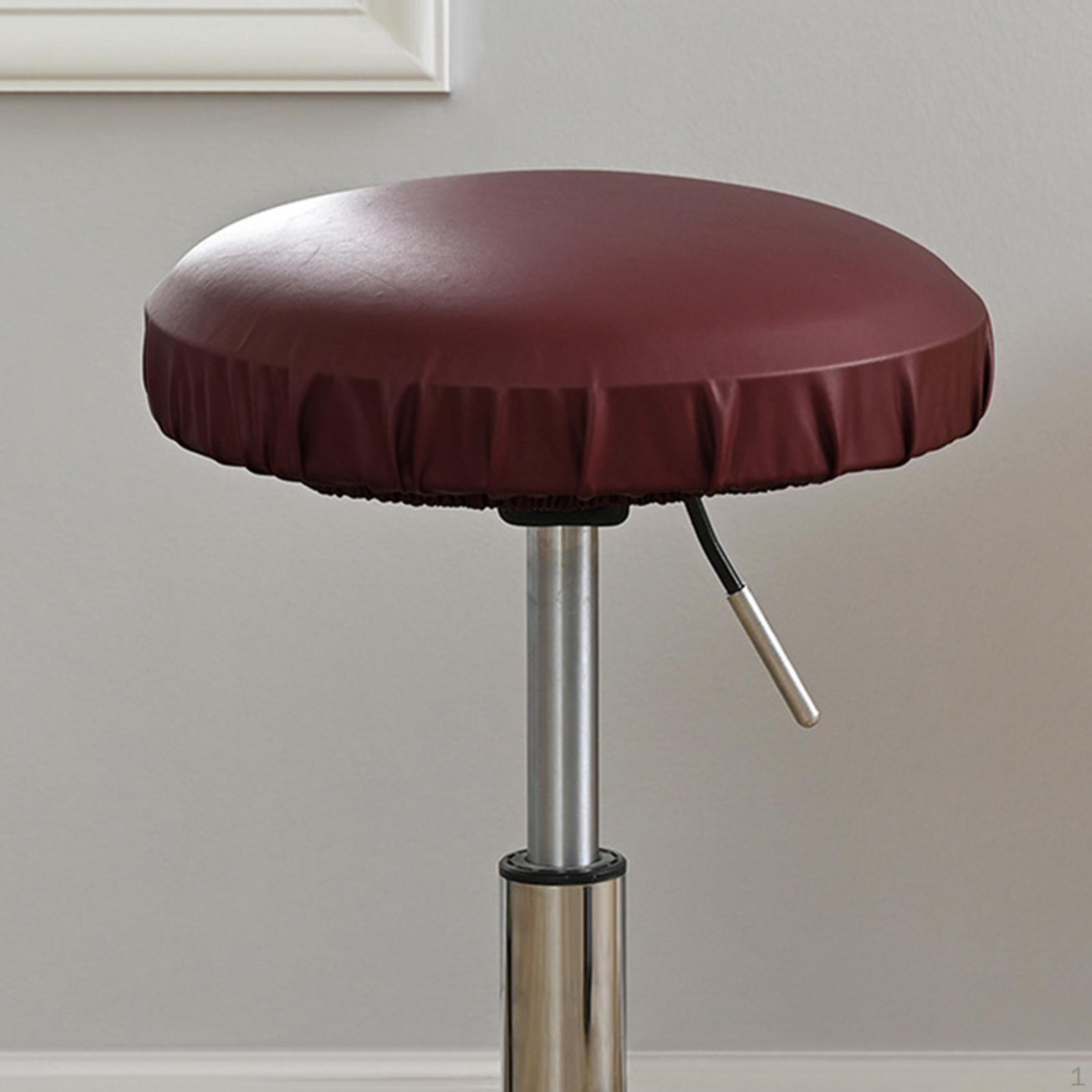 Роскошный чехол на круглый табурет пылезащитный износостойкий чехол на подушку сиденья для дома бара e red 830₽