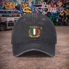 Pc Unisex Italien Neapel Vintage Gewaschene Baseballkappe UnisexS Trendige Mütze Vielseitige Entenschnabelkappe Lustiger Druck Einzigartig Geburtstag