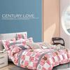 Soft and Skin-friendly Single Print Duvet Cover & Brushed Bed Sheet - 1.5 Meter