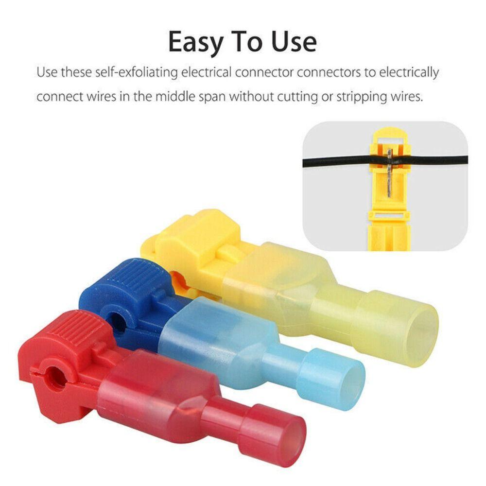 20PCS/Set T-shaped Crimp T-Tap Wire Connector Waterproof Crimp Wire Terminal  Electrical