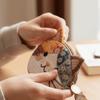 Portable Patchwork Coin Purse Small Size Cute Pattern Cat Storage Case Large Capacity Zipper Design Stationery Pouch Household