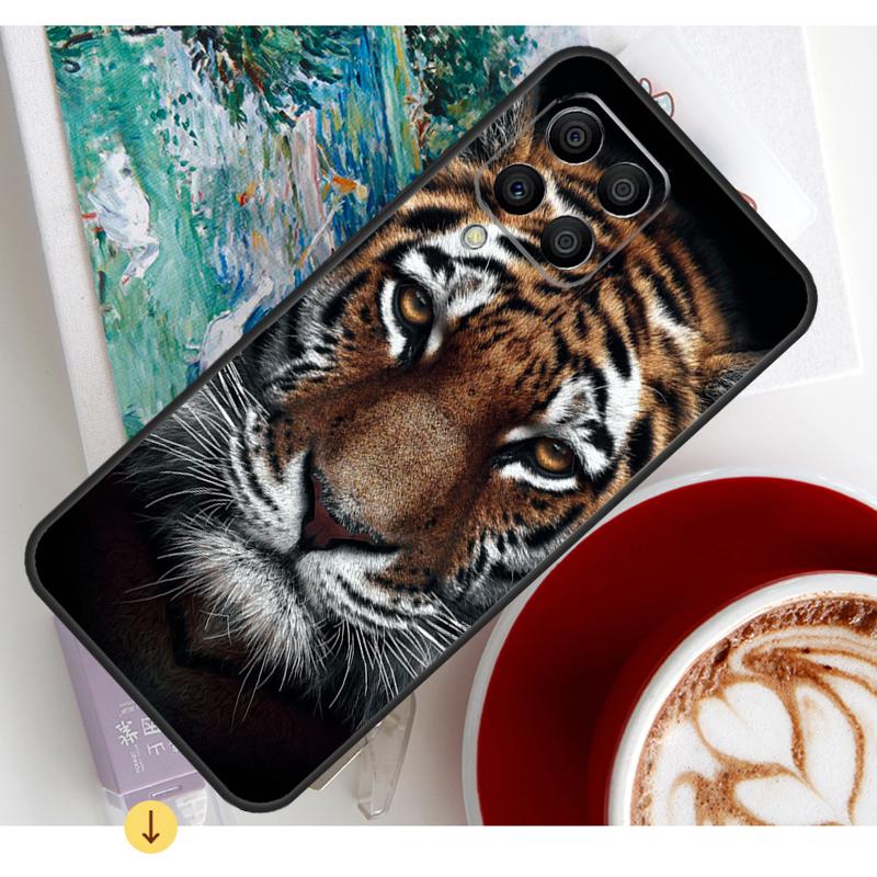 Tiger Face Case For Samsung Galaxy M15 M21 M31 M55 M56 M36 M16 M06 M13 M33 M53 M12 M32 M52 M14 M34 M54