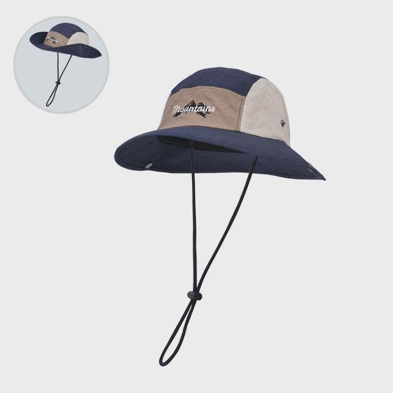 

Handy Gadget New Arrival Spring and Summer Outdoor Bucket Hat Color Matching Fishing Alpine Cap Women s Quick-Drying Breathable Sun Protection Sun Hat 9236-khakis