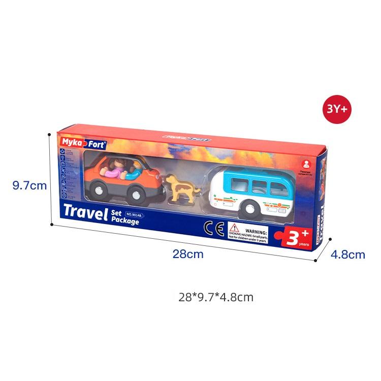 

Mykaffer Магнитный туристический автомобильный костюм для сцены, совместимый с деревянным треком Томаса, детская игрушка для мужчин 90148