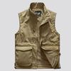 Men's Warm Fleece Vest: Outdoor Casual, Windproof, Plus Velvet, Sleeveless for Autumn and Winter