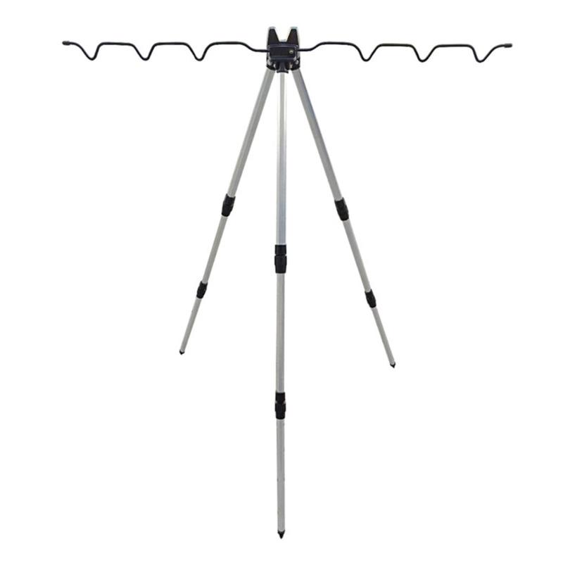 Fishing Rod Support Stand for Sea Beach Fishing River Fishing, Telescopic Fishing Rod Tripod Fishing Rod Rack Stand Rest