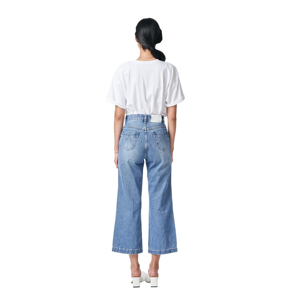 DILETTANTISME A-Line Wide Crop Denim