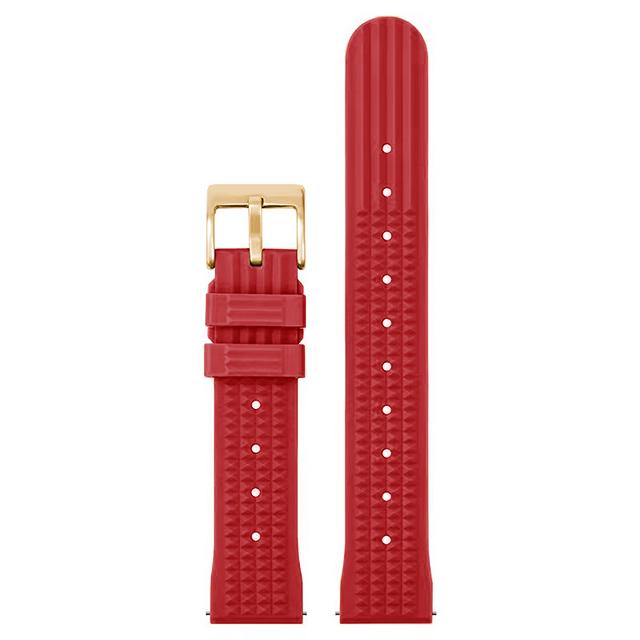 

STAPELP Premium Grade Waffle Silicone Watch Band Quick Release Waffle Rubber Watch Strap 20mm 22mm For Traditional Diving Watch 20mm