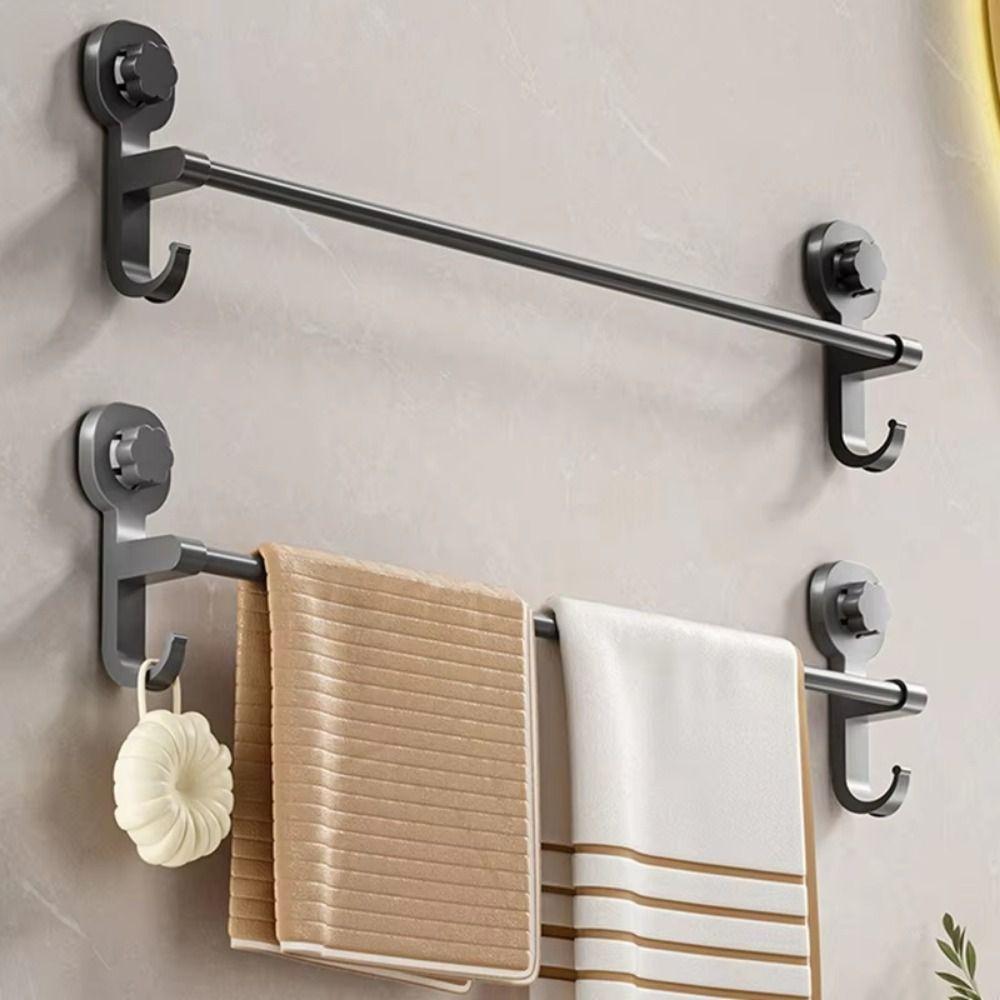 Ventouse à forte aspiration Porte-serviette à ventouse Suspension sans perçage Barre à serviettes à mains Maison