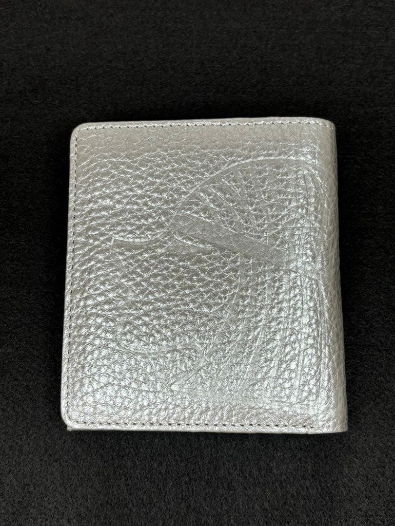 

[USED] Naniwaya Shoten, Kyoto, Harube Embossed Mont Series Bifold Wallet, Made in Japan