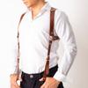 PU Leathers Suspenders for Men, Vintage Men Harness Punk Apparels Strap Chest Shoulder Belt Accessories