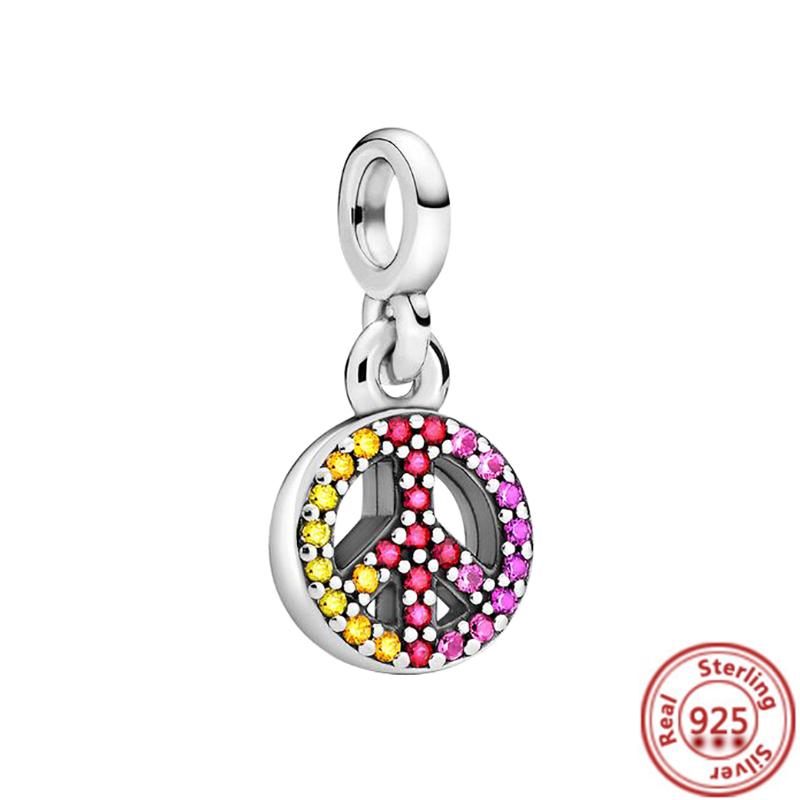 Me Ring S925 Sterling Silber Perle Runder Verbinder Charm Doppelarmreif Passend für Original Me Gliederkette Armband Schmuck