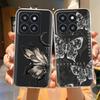 For Xiaomi 14 Pro Case Clear Cover Cute Painted TPU Cases For Xiaomi 14 Mi 14 Mi14 Soft Silicone Phone Case For Xiaomi Mi14 Pro