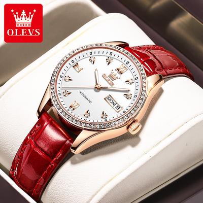 Montre Montre Mécanique Automatique Montre en Cuir Etanche pour Femme Montre pour Femme