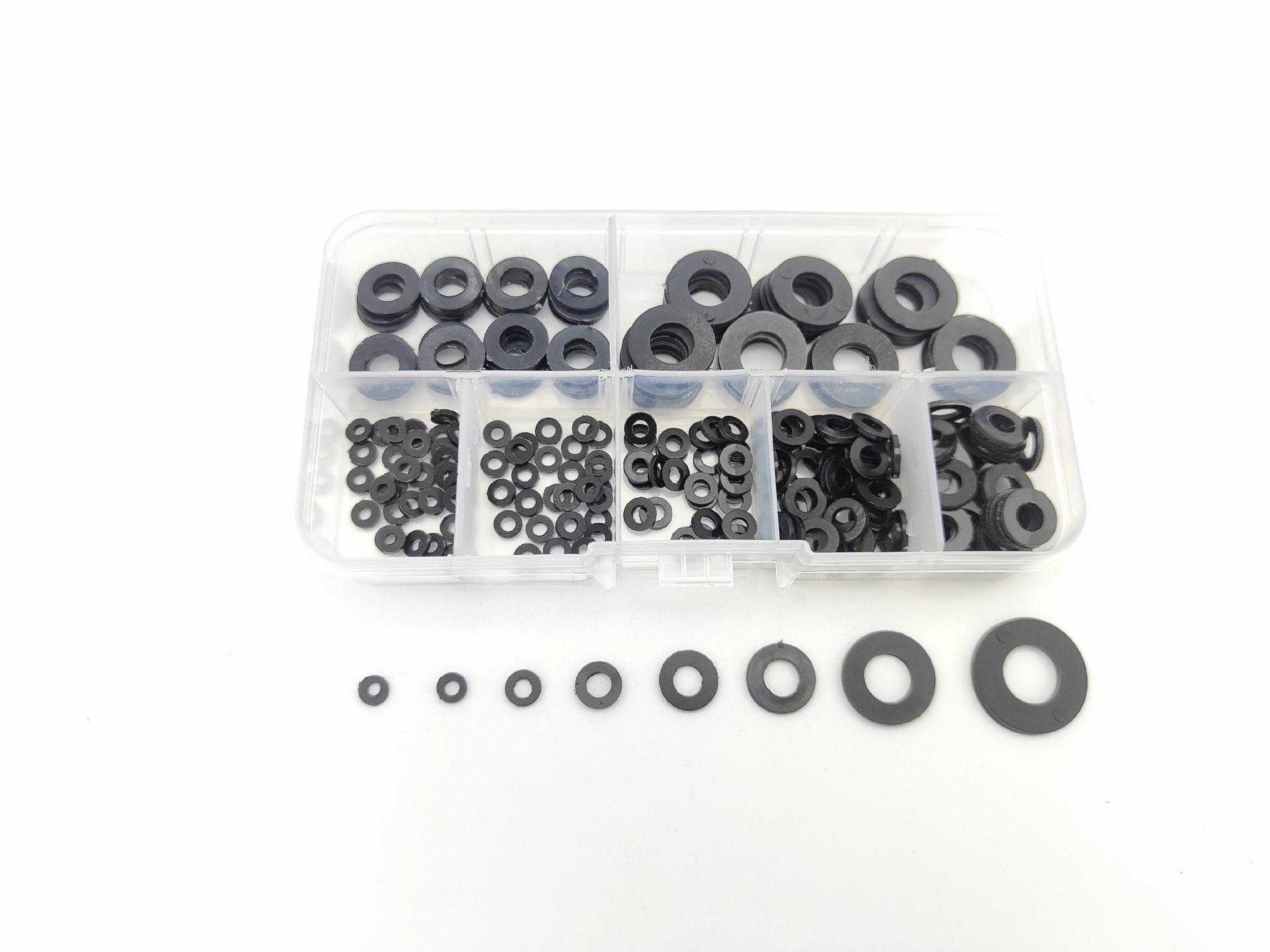 

500-Piece Black Nylon Insulating Washer Set