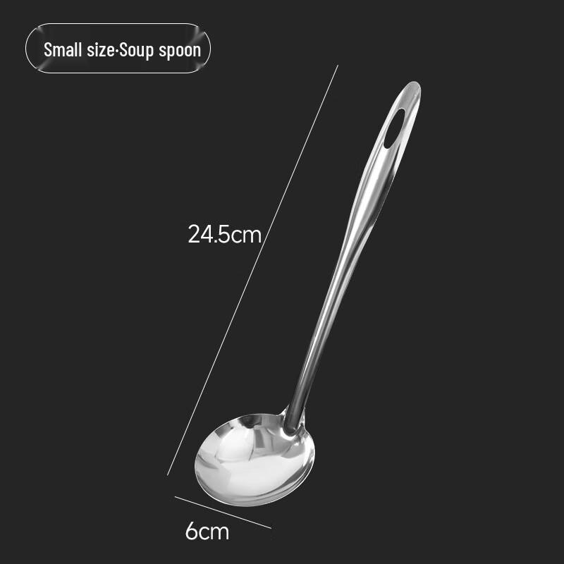 

Stainless Steel Long Handle Soup & Hot Pot Spoons Set