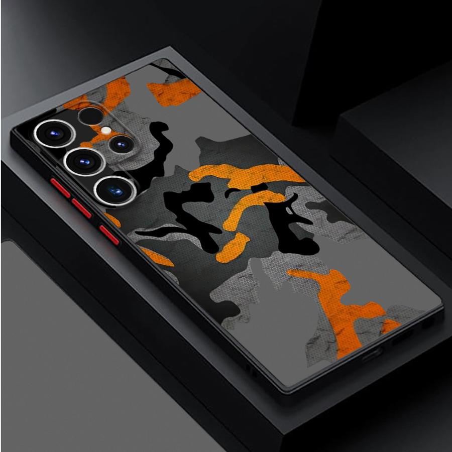 Camouflage Pattern Funda Back Phone Cover Case for Samsung Galaxy S20 FE S24 Plus S22 S21 S25 Ultra S23 FE S26 Note 20 Ultra 10+
