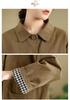 Real Shot Women’s Artistic Long Sleeve Lapel Jacket - 2026 Spring/Autumn Korean Style, Loose Fit, Plus Size, Casual and Versatile.