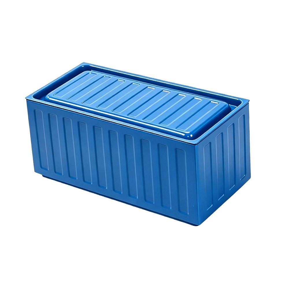 Wrought Iron Container Model Box Tinplate Storage Box Creative Pen Holder Gift Packaging