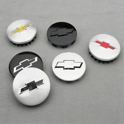 4 Piezas 55/57/82mm Tapa Central de Rueda con Logo de Coche Accesorios Decorativos Para Corvette Montana TrailBlazer Silverado Traverse
