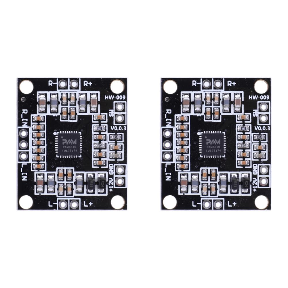 10-1pcs PAM8610 Stereo Mini Power Amplifier Board 2x15W Digital Audio Amplifier Board Class D Dual Channel