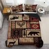 Retro Wildlife Pattern 3D Printed Duvet Cover Set Wild Exotic Style Bedding Set Home Polyester Soft Comfortable Quilt Cover Set