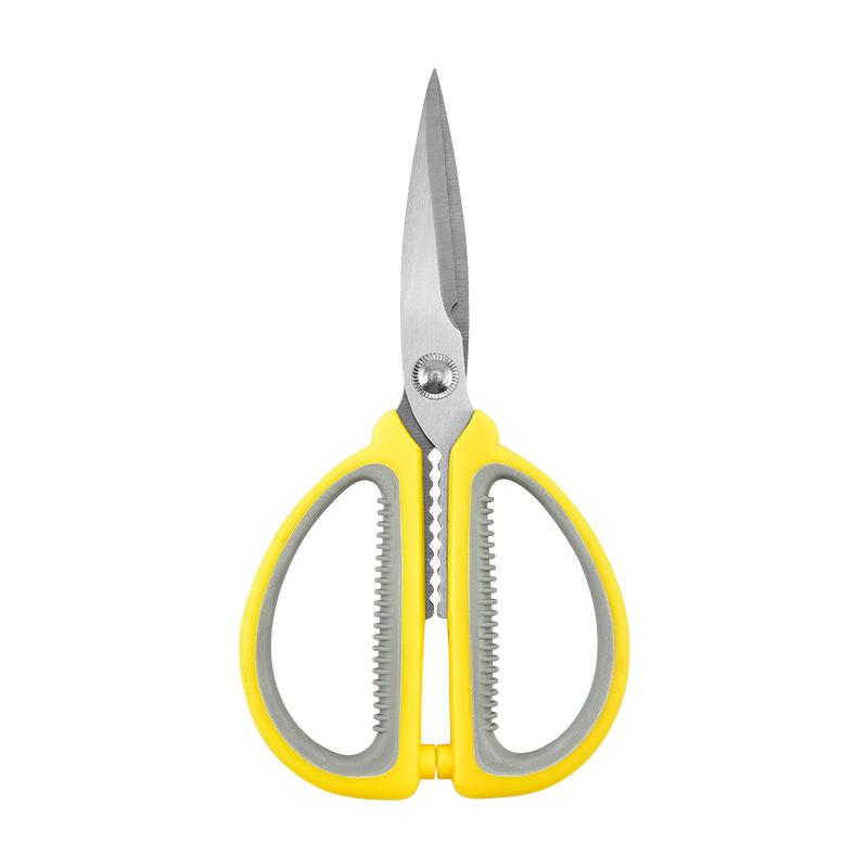Multifunction Kitchen Shears Stainless Steel Heavy Sharp Scissors Clip Walnut Save Effort Scissors