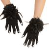 Long Nails Witch Gloves for Halloween Cosplay Costume Wizard Gloves Party Props Adult Unisex Role Play Accessory Handwear